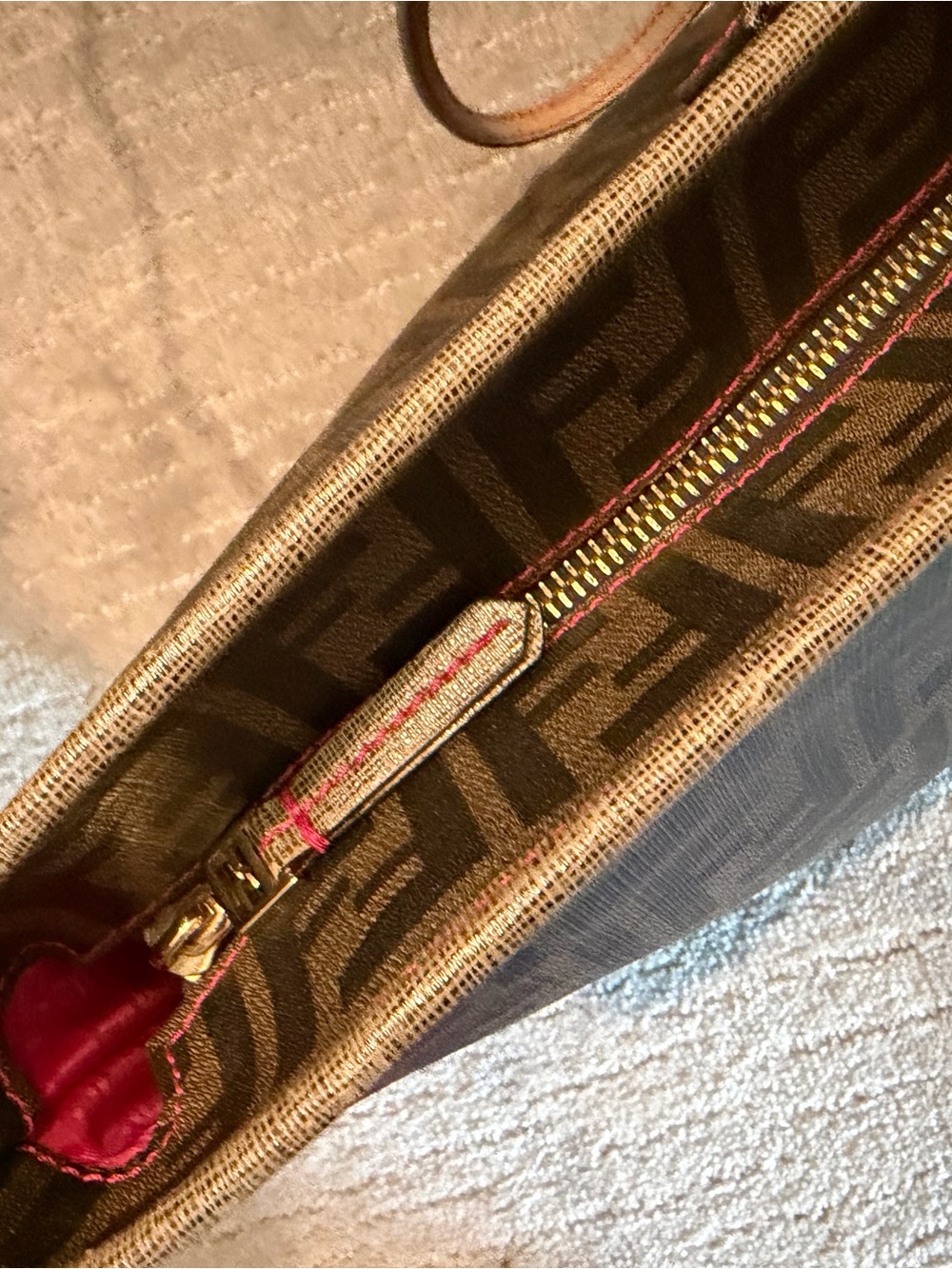 Fendi EUC Monogram Satchel Tote Bag - Picture 11 of 13